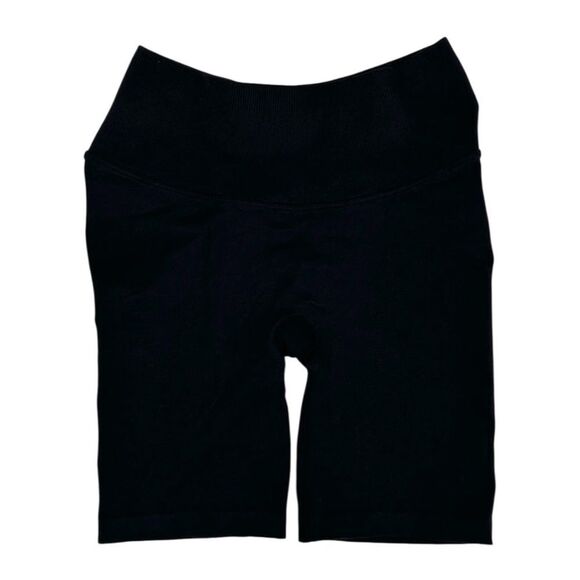 SKIMS Contour Lounge Biker Shorts in Black - Picture 5 of 7